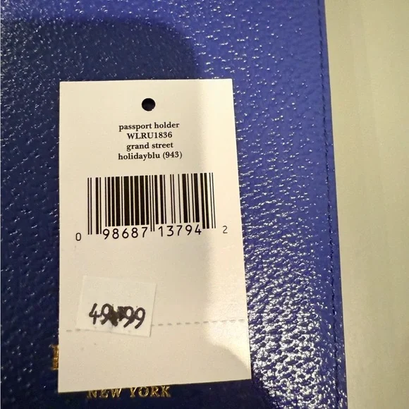 Kate Spade Vibrant Blue Travel Accessory - Picture 4 of 5